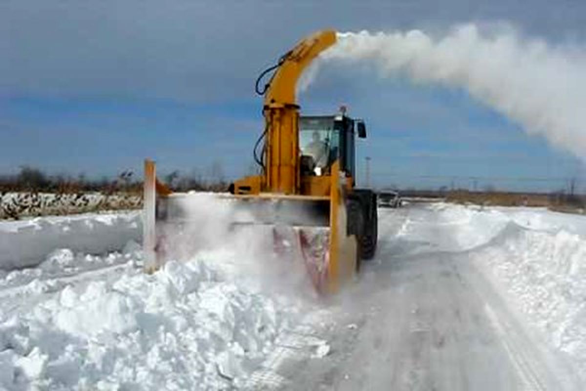 برف روبی بیش از 24 هزار کیلومتر راه در خراسان شمالی