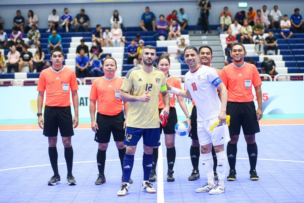 گلباران کویت توسط ملی پوشان فوتسال ایران