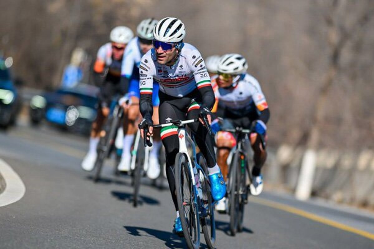 قهرمانی رکابزن تیم آلمان در اولین مرحله تور دوچرخه‌سواری ایران - آذربایجان