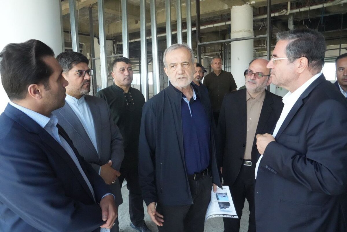 بازدید رئیس‌جمهور از روند احداث بیمارستان ۴۵۰ تخت‌خوابی شهید بهشتی ارومیه