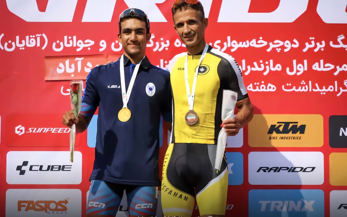 ۲ مدال حاصل تلاش رکابزنان سپاهان در مرحله اول لیگ برتر