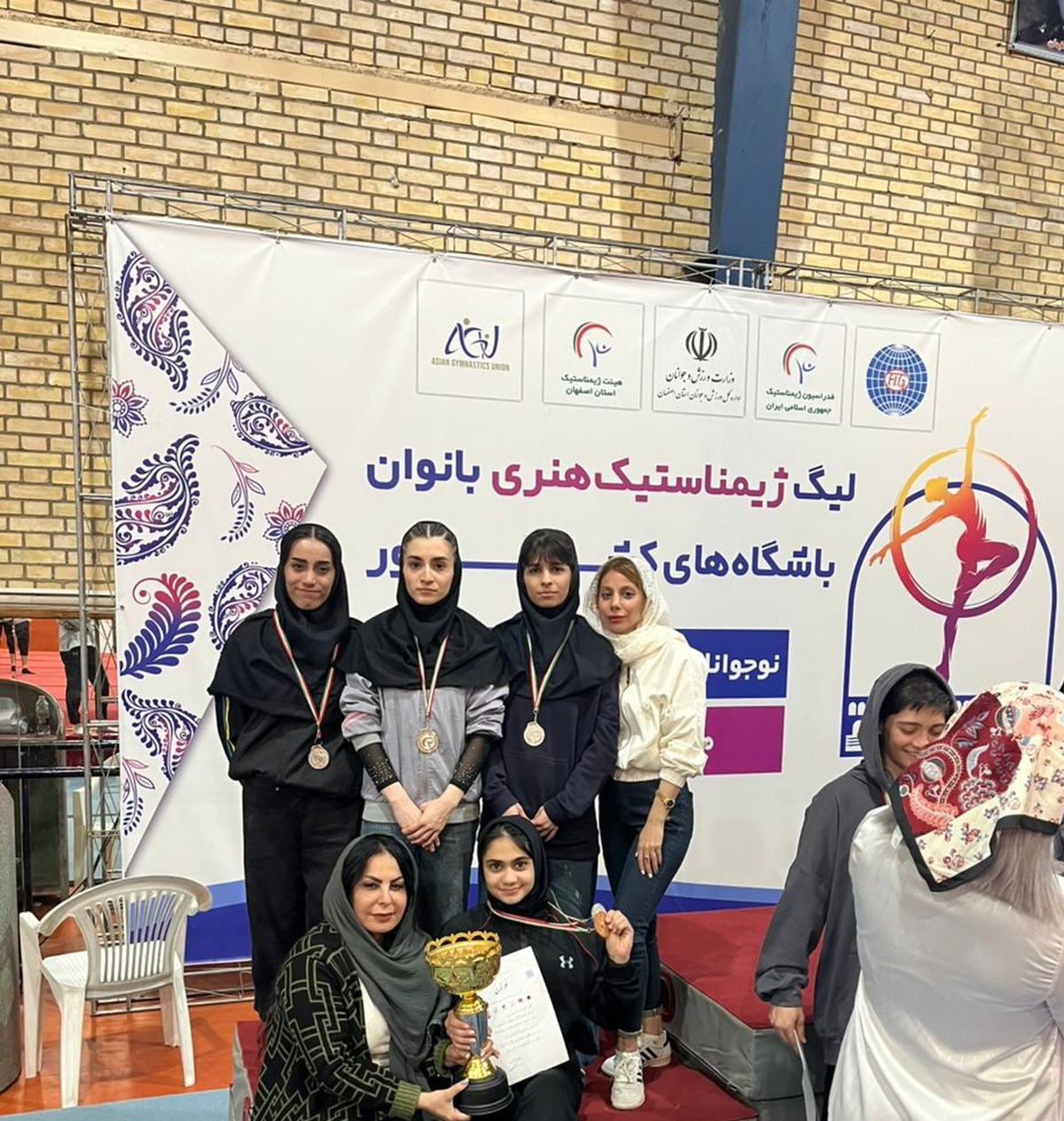 افتخارآفرینی بانوان ژیمناستیک کار خوزستانی پس از گذشت قریب به ۲ دهه