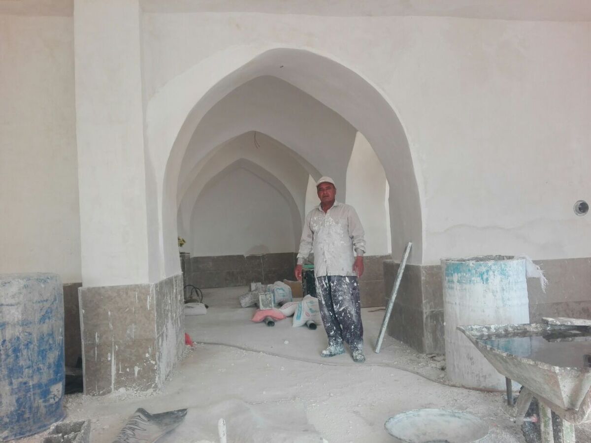 پایان مرمت بنای تاریخی مذهبی بقعه زید شهر نودان